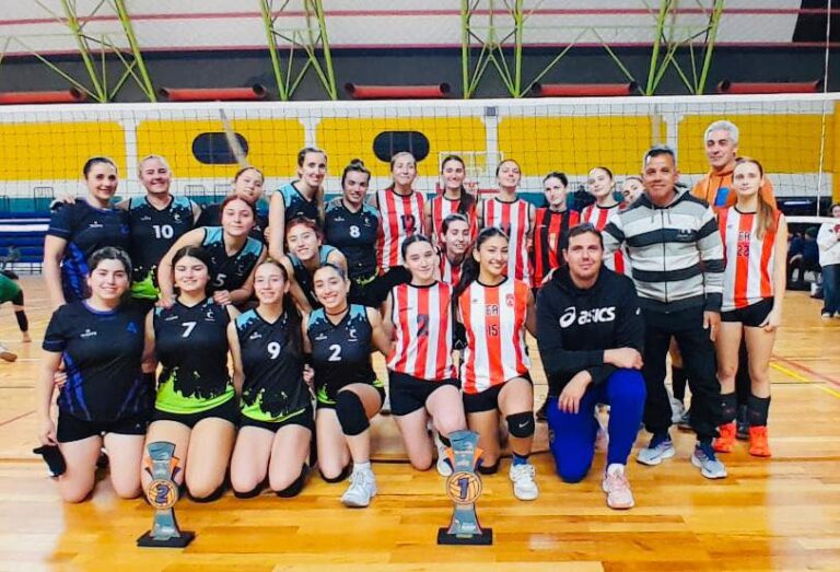 La Liga Municipal de Vóley cerró su primera etapa con vibrantes finales en el Polideportivo