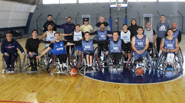 La Selección Argentina de Básquet en Silla de Ruedas finalizó su concentración en General Alvear