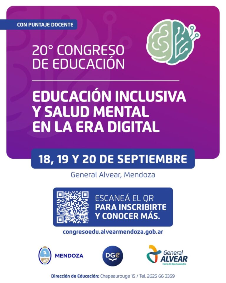 20° Congreso de Educación: Inclusión y Salud Mental en la Era Digital