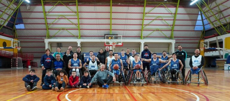 La Selección Argentina de Básquet Adaptado entrena en General Alvear