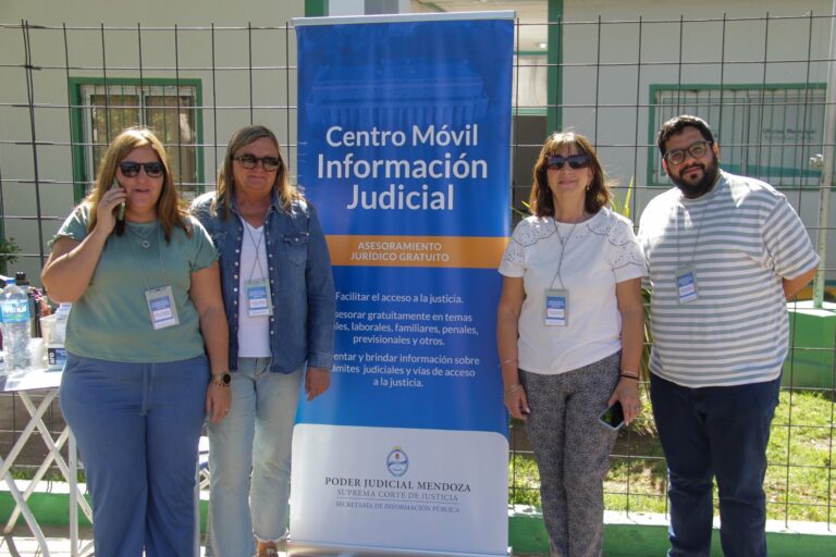 El Centro Móvil de Información Judicial brindó asesoramiento gratuito en el departamento