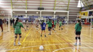 Encuentro de Mini Vóley en el Polideportivo