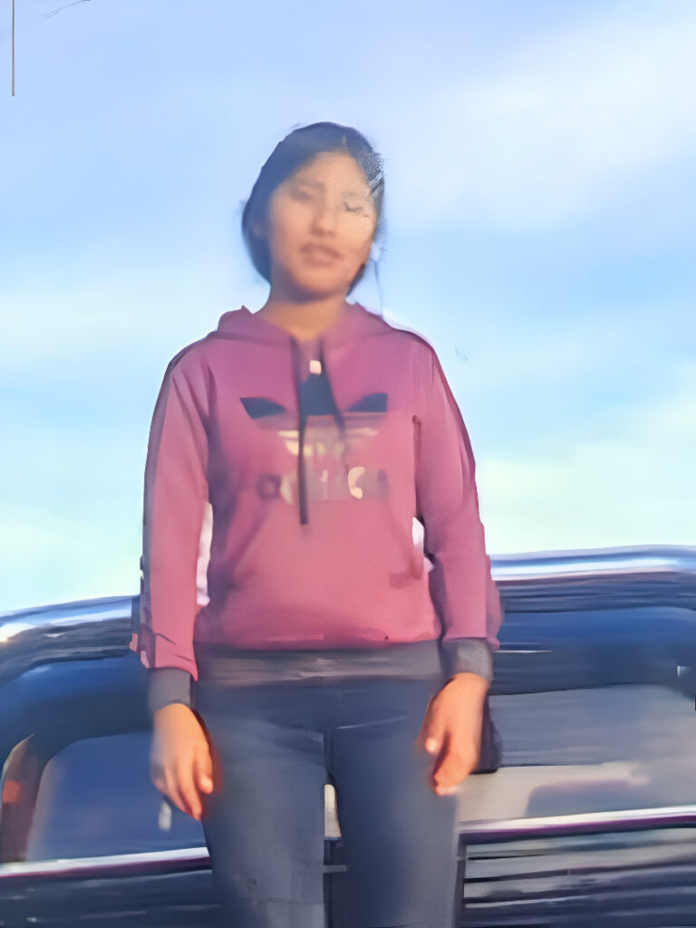 SE SOLICITA EL PARADERO DE LA MENOR ROCÍO JIMENA CANAZA