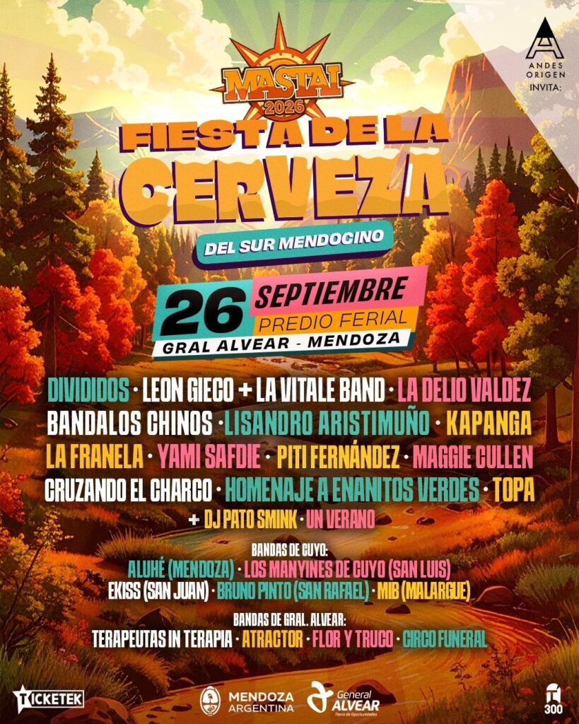 General Alvear presentó la grilla de artistas de la Fiesta de la Cerveza del Sur Mendocino