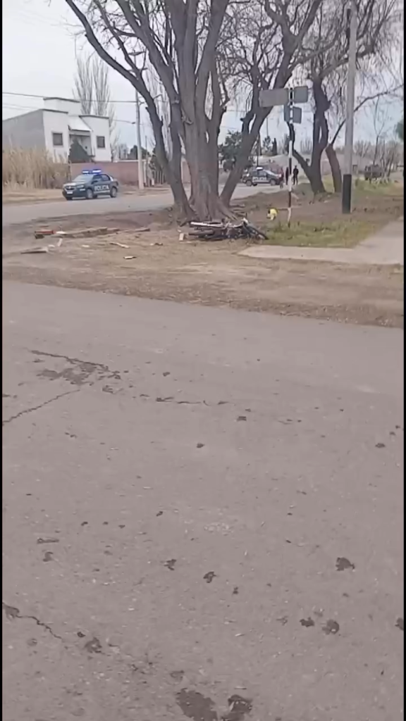Accidente en Calle San Juan y Sarmiento