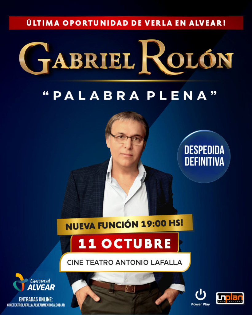 Gabriel Rolón suma una nueva función de Palabra Plena en General Alvear