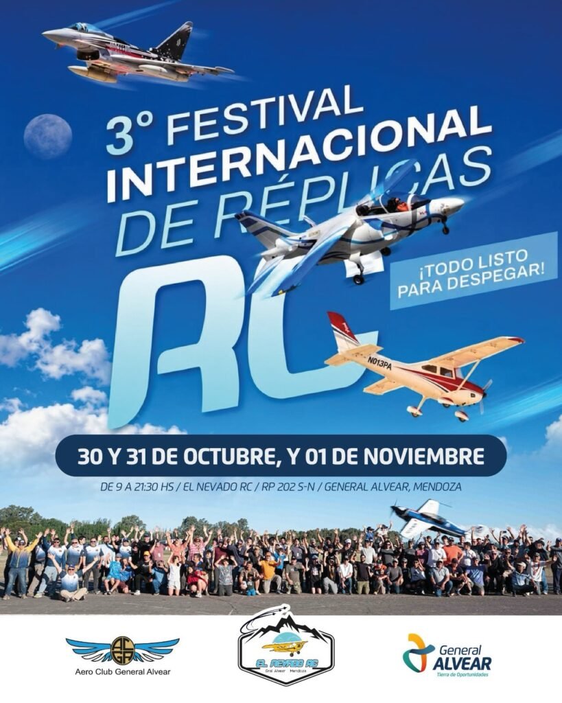 3° Festival Internacional de Aeromedelismo en General Alvear
