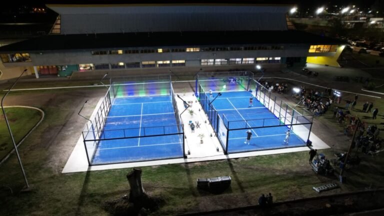 Nuevas canchas de pádel amplían la infraestructura deportiva de General Alvear
